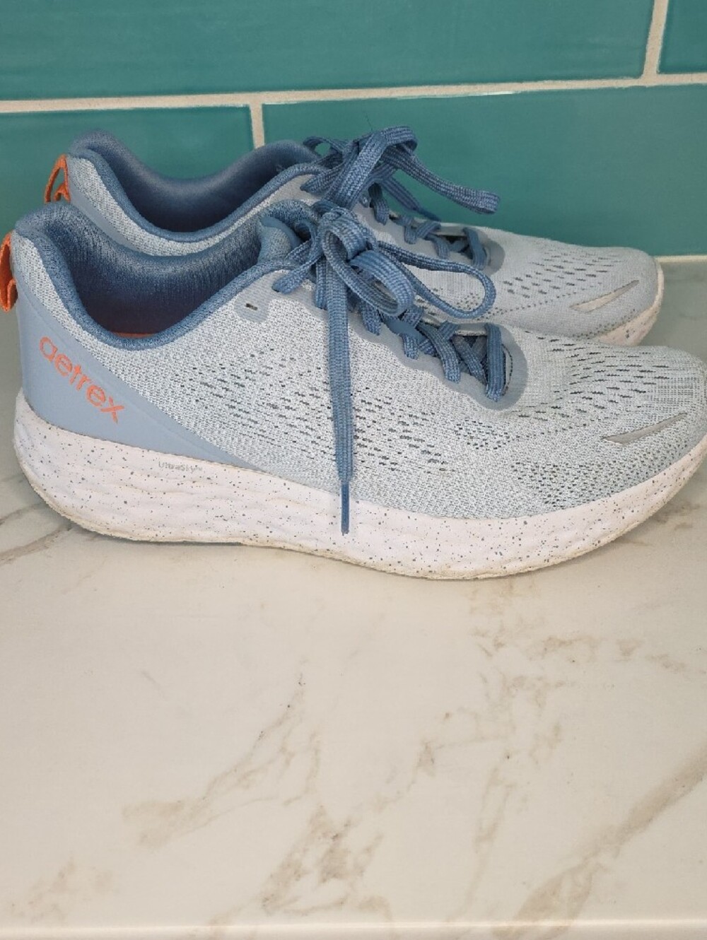 Aetrex DANIKA ARCH SUPPORT in Light Blue Size 10 - Picture 5 of 9